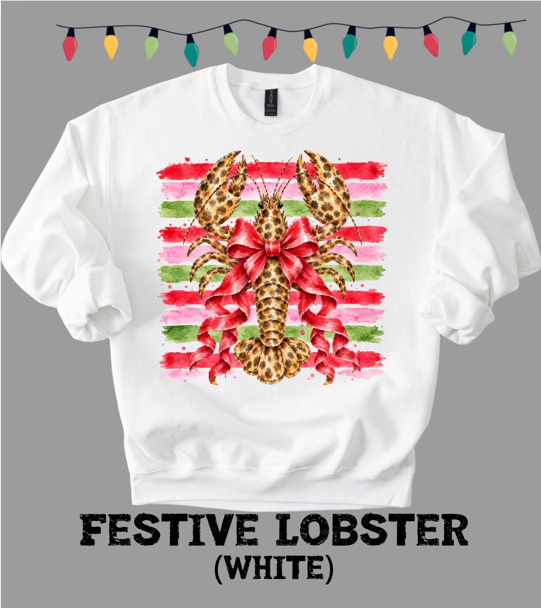 White Gildan Sweatshirt