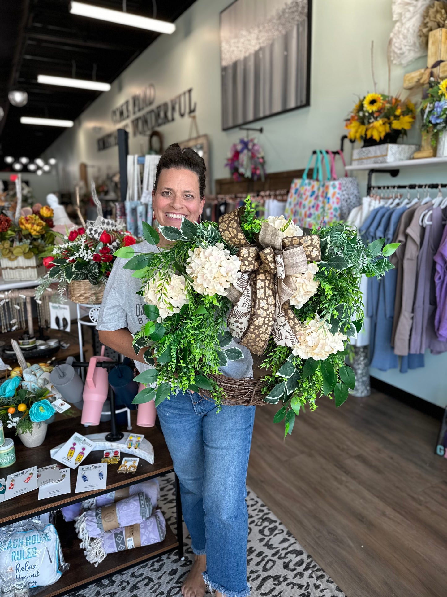 Wild ‘n Crazy Grass Wreath