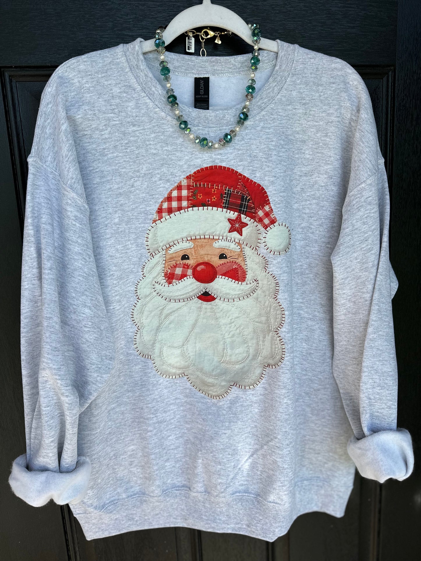 “Classic Santa Quilted” Sweatshirt