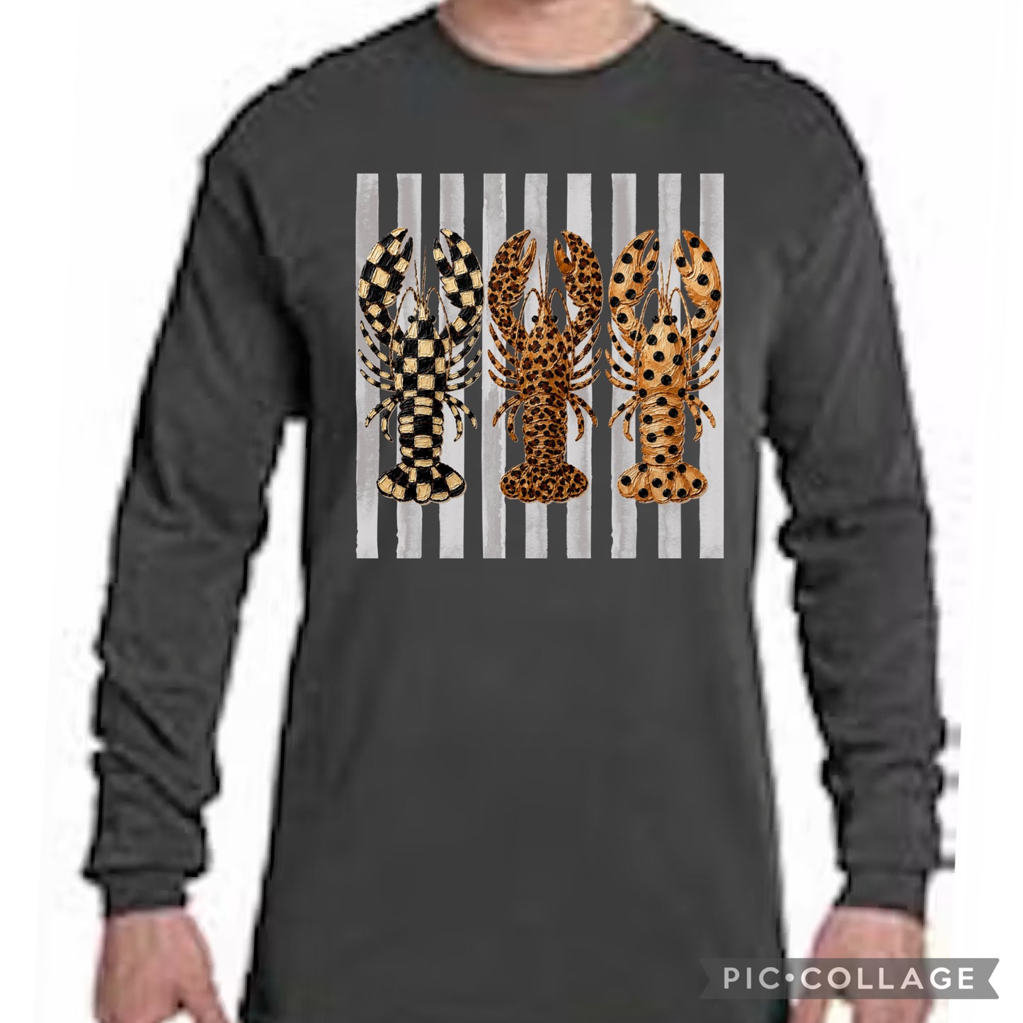 Neutral Lobsters-2XL, CC, graphite