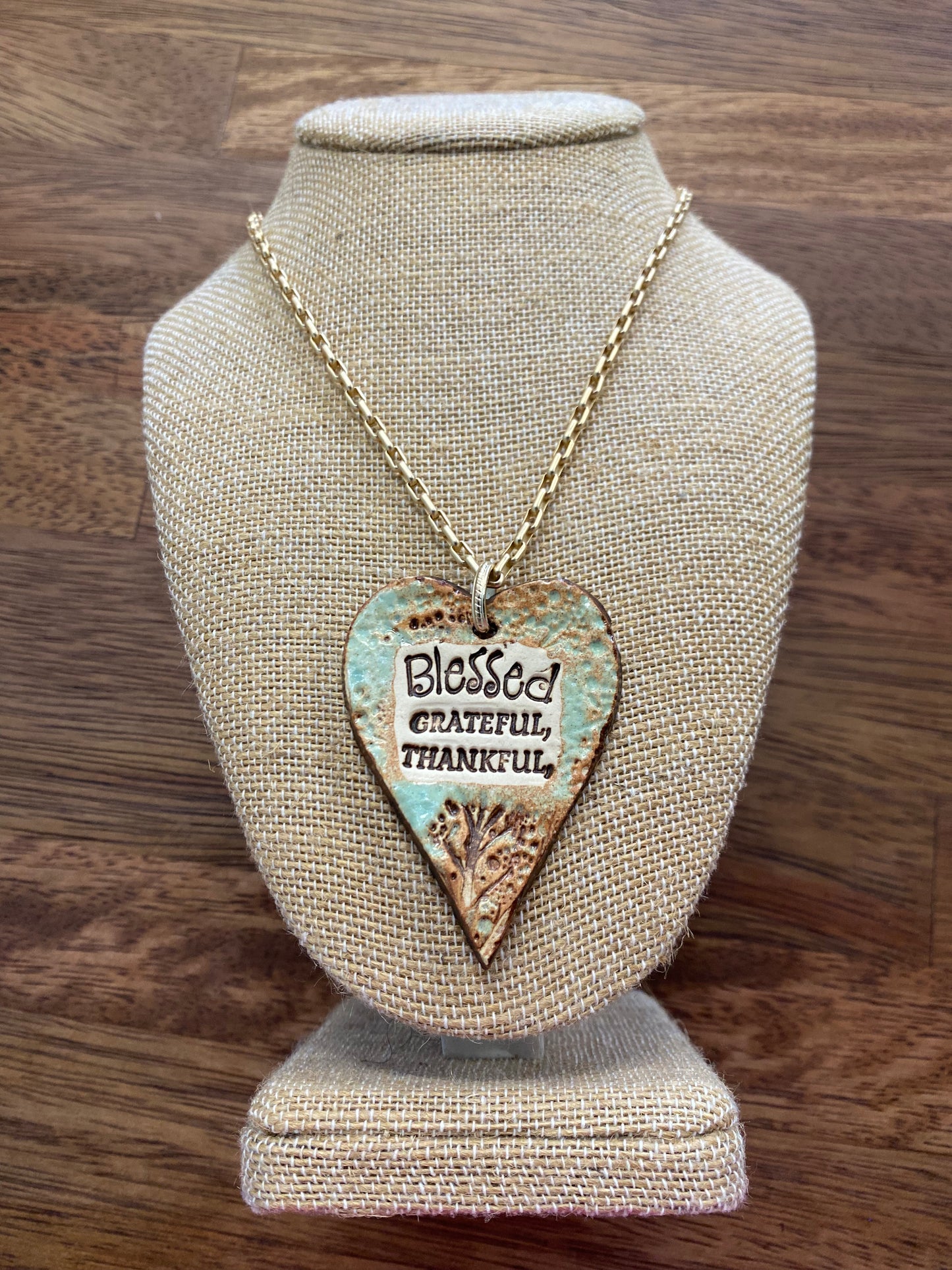 Ceramic Heart Necklace