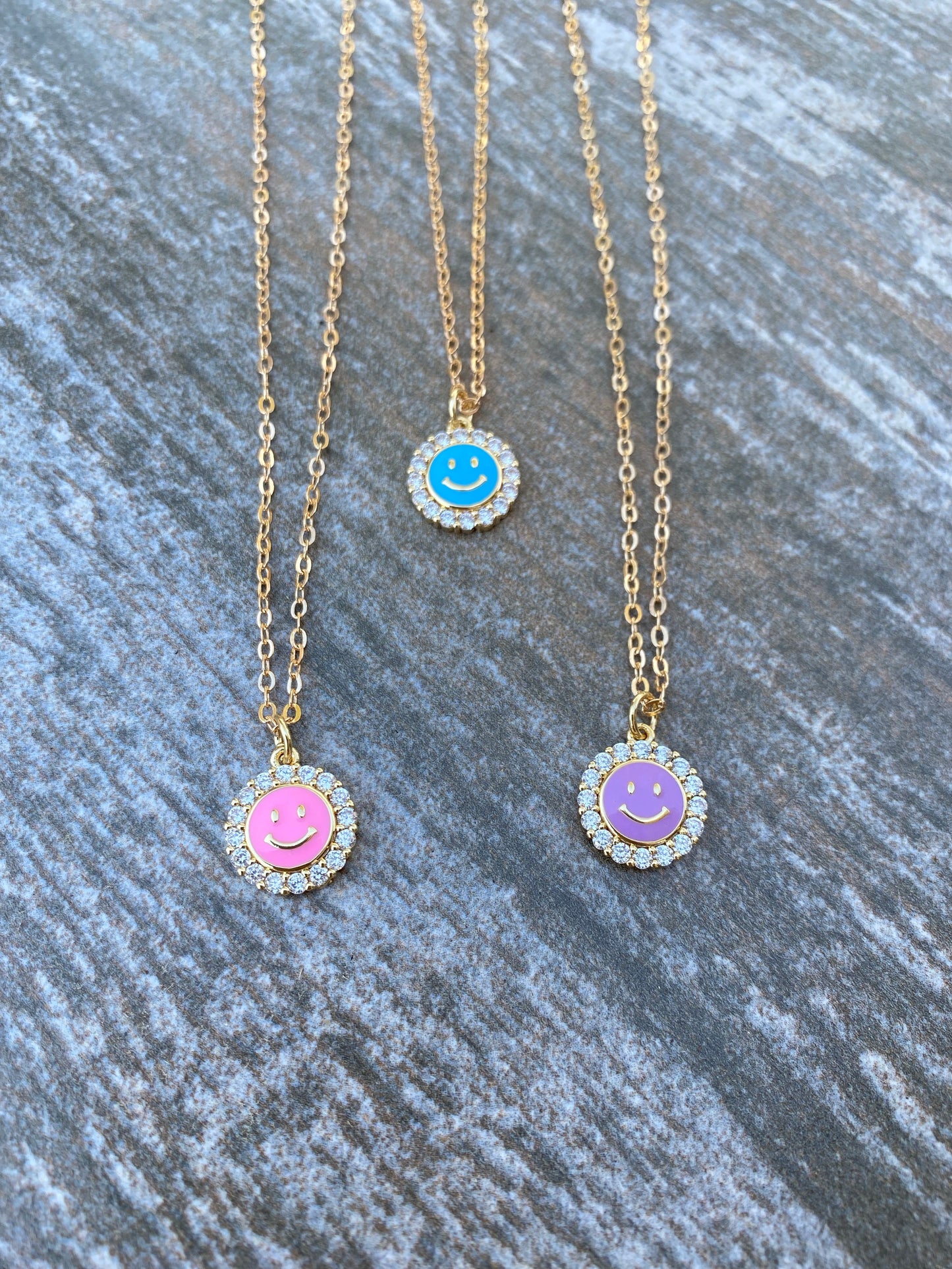 “Felicity” Smiley Necklace