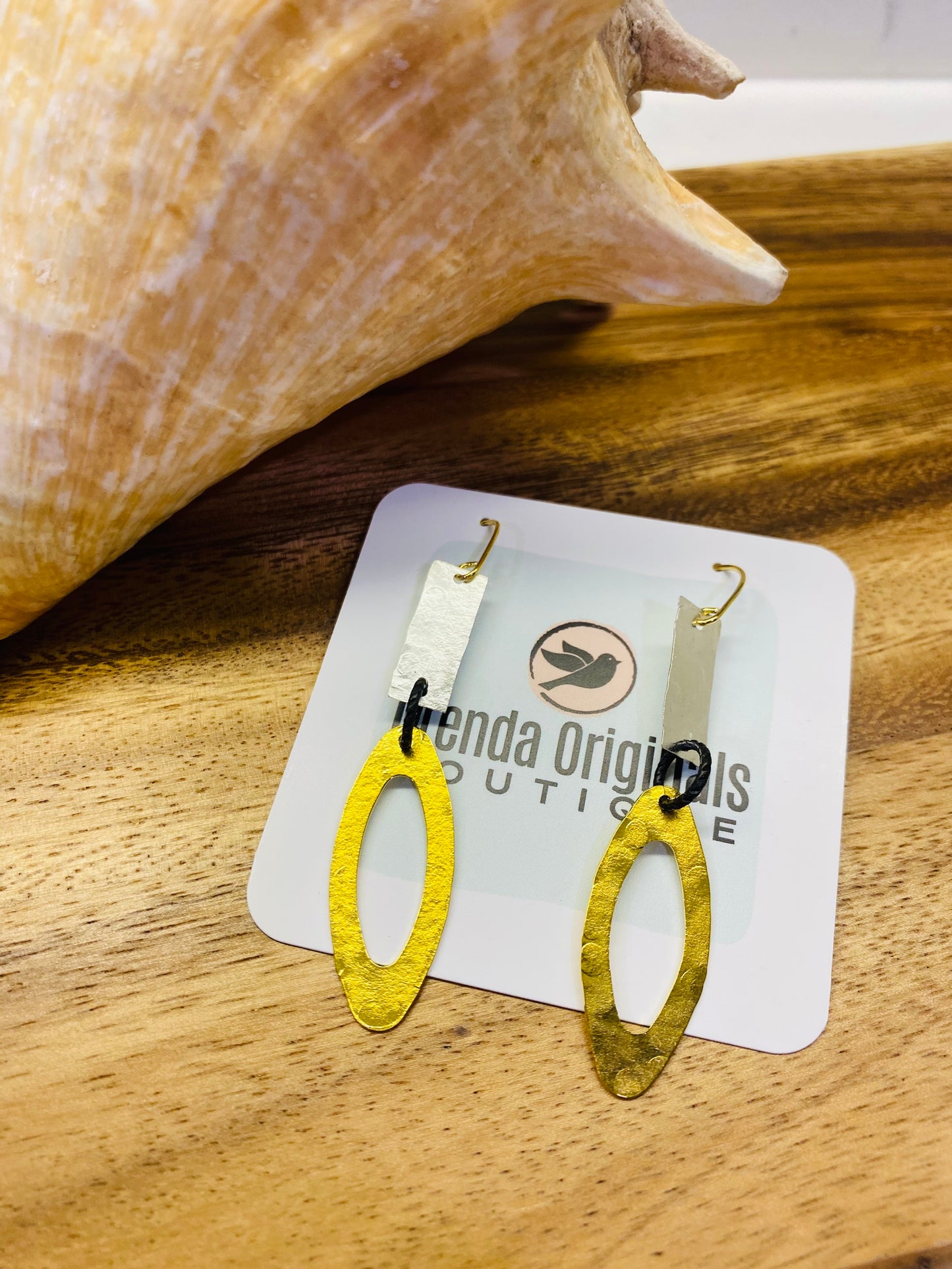 “Ella” Rustic Metal Earrings (many styles)