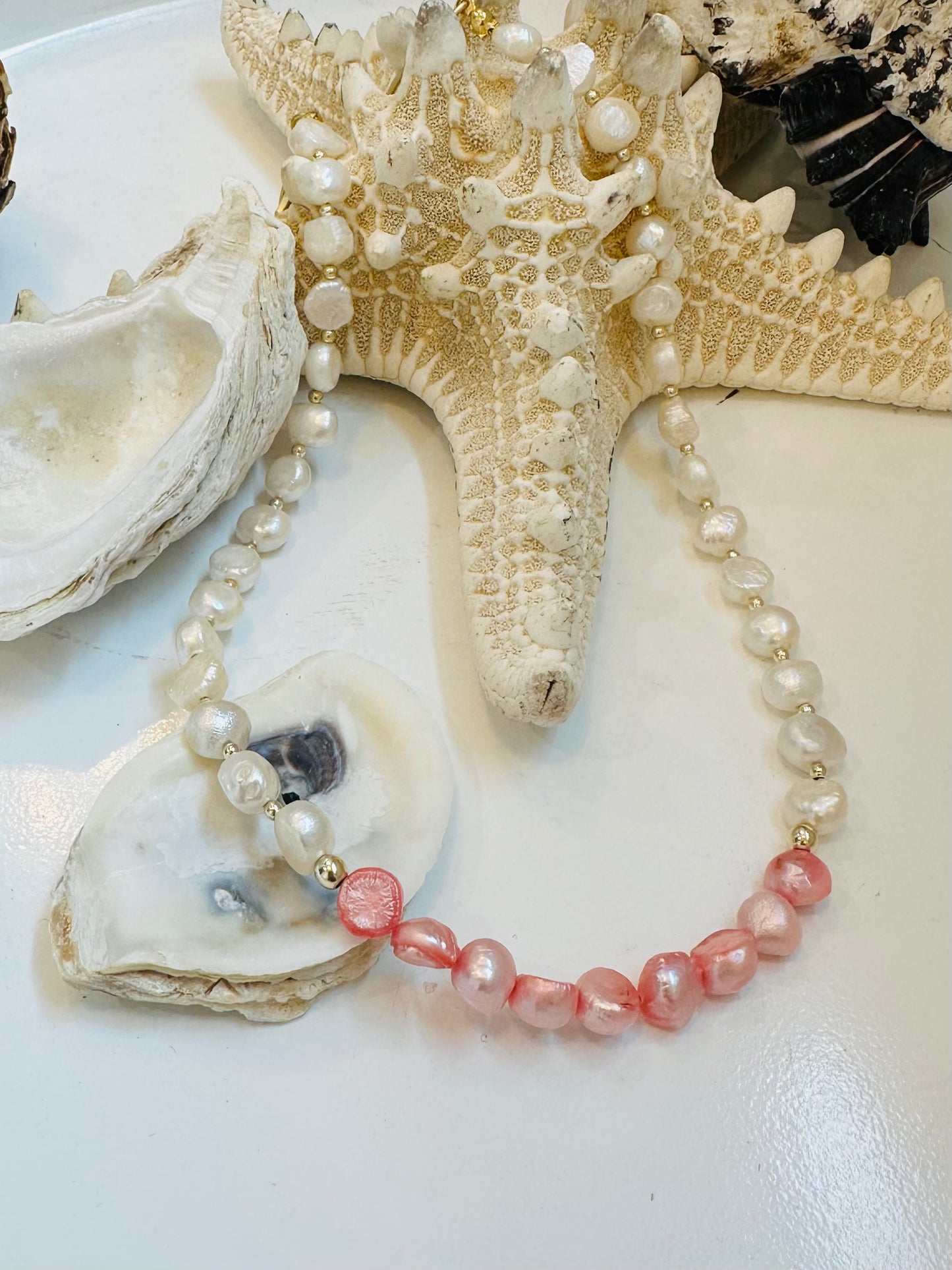 “Pink Frill” Necklace
