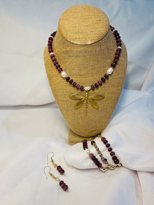 Amethyst Butterfly (set)