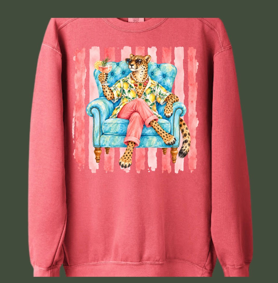 Comfort Color Sweatshirt, 2 designs as pictured, size XL