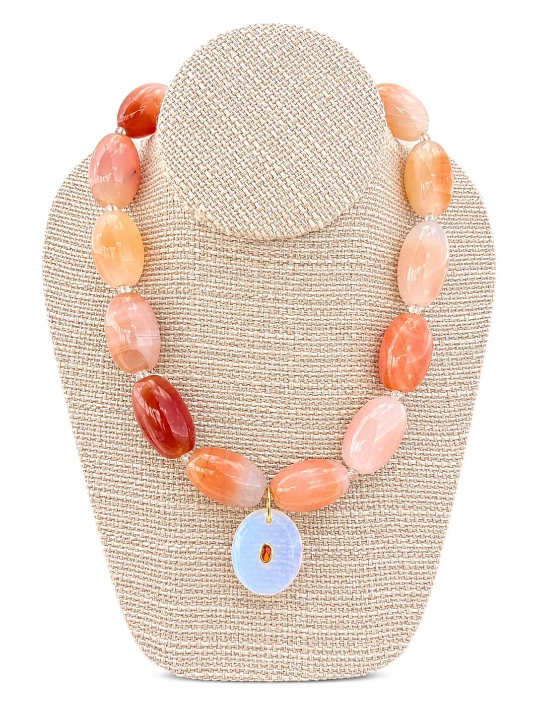 “Passionate Peach” Necklace