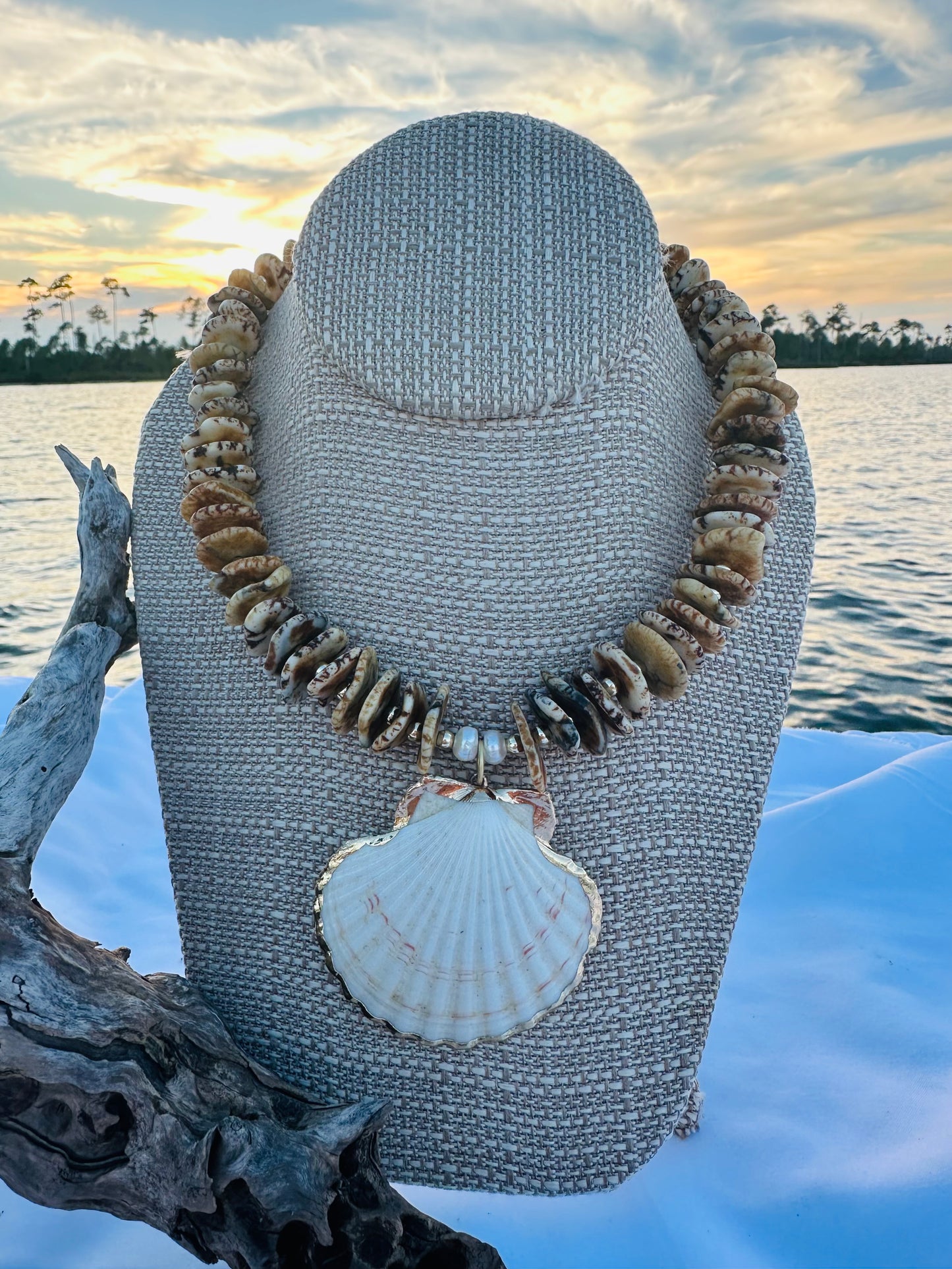 Boho Coastal Shell Necklace