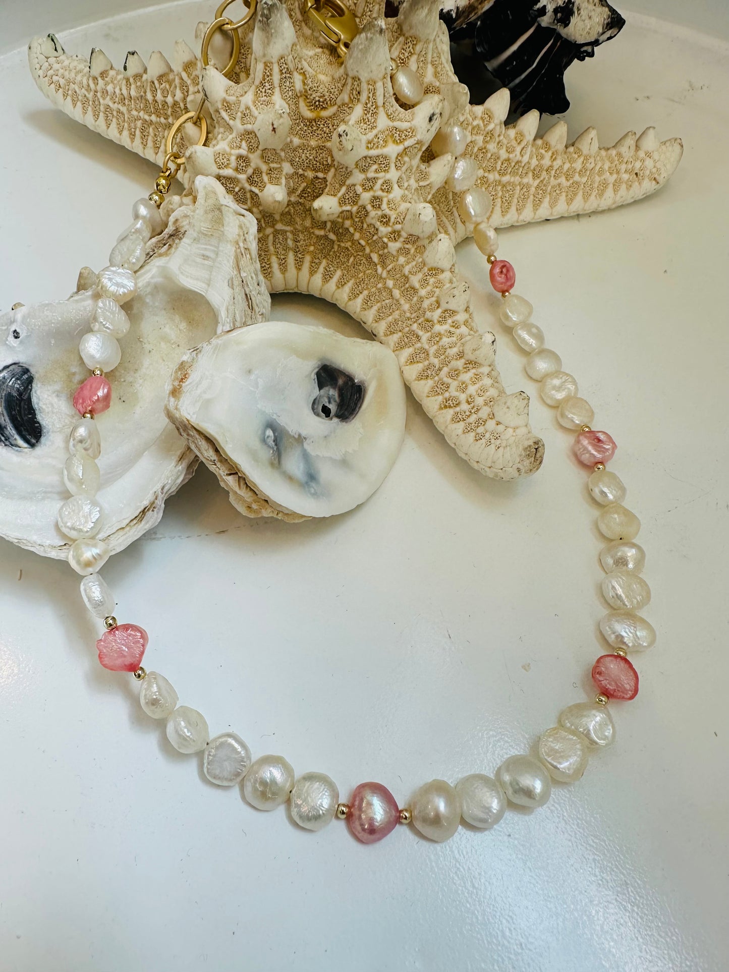 “Pink Frill” Necklace