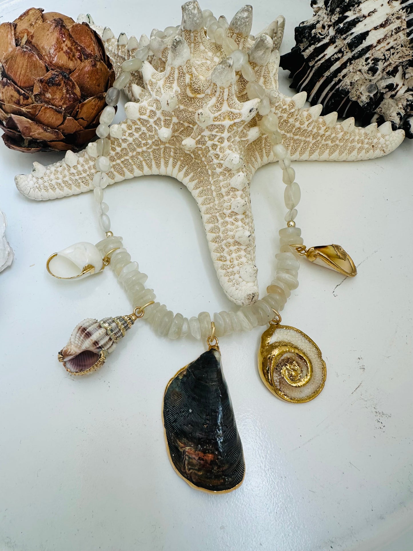 “Under the Moonstone” Necklace