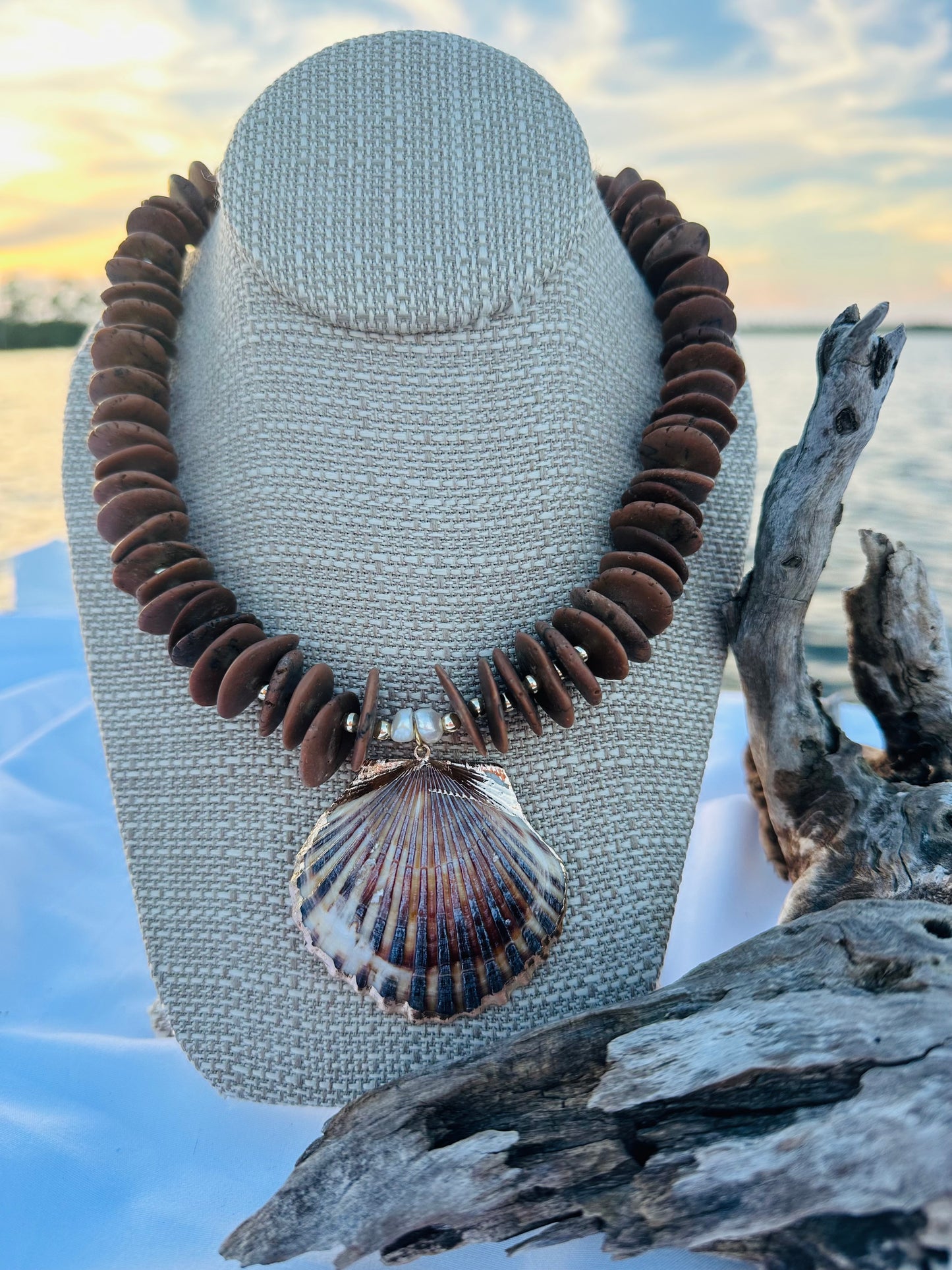 Boho Coastal Shell Necklace
