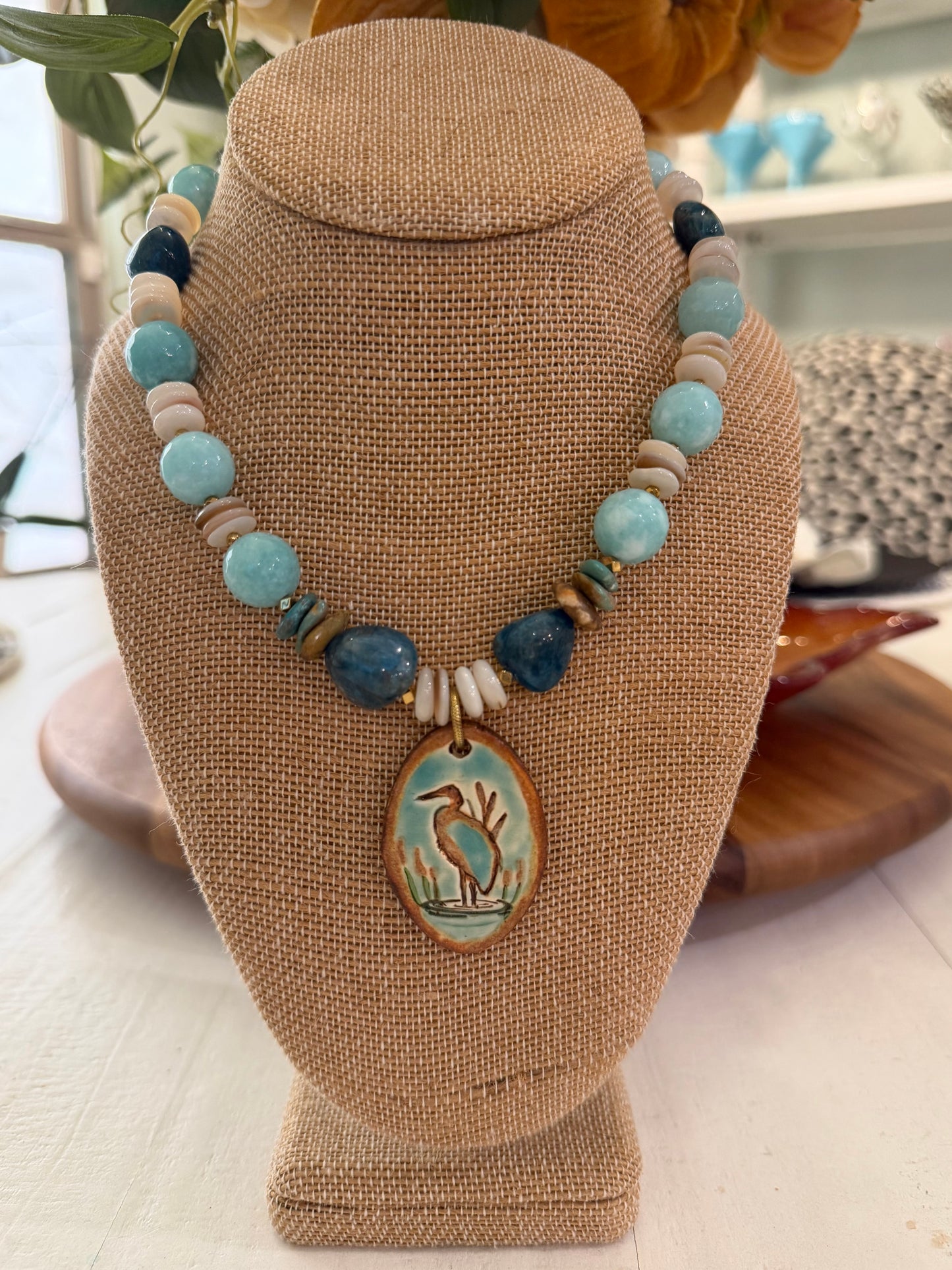Heron Necklace
