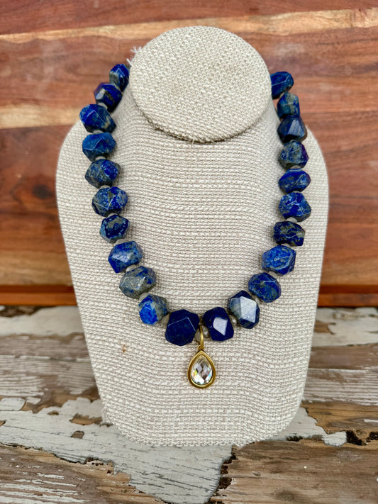 “Blue Over You” Necklace