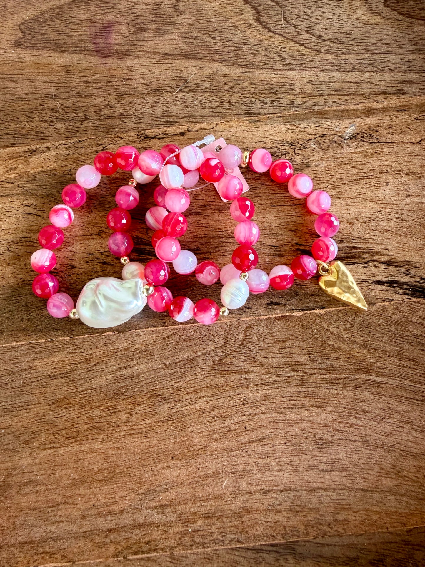 Gemstone TRIO Bracelet Sets