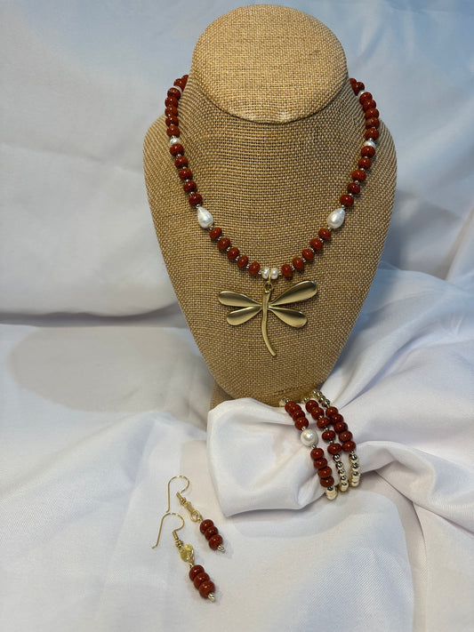 Rust Bubble Dragonfly (set)