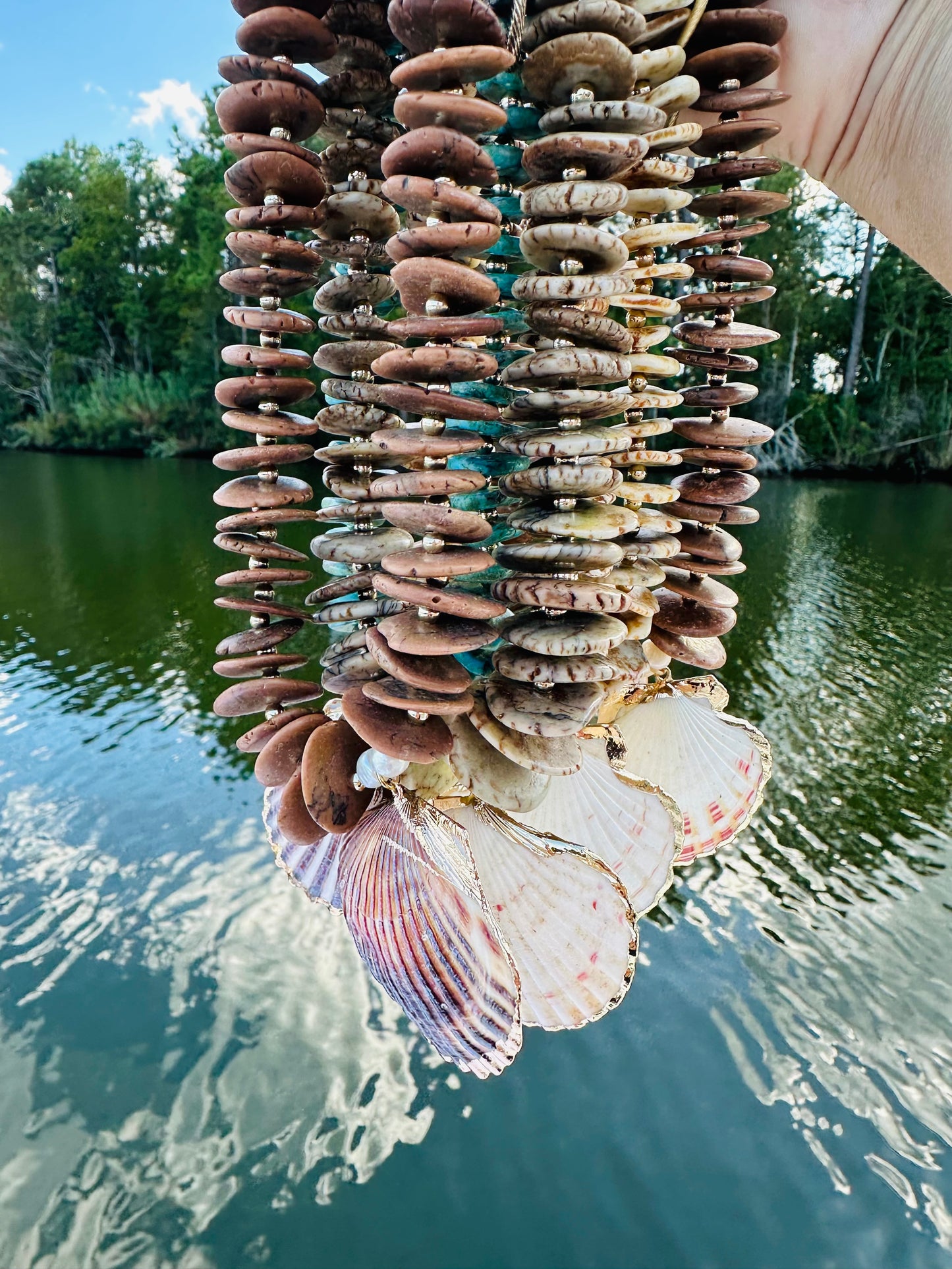 Boho Coastal Shell Necklace