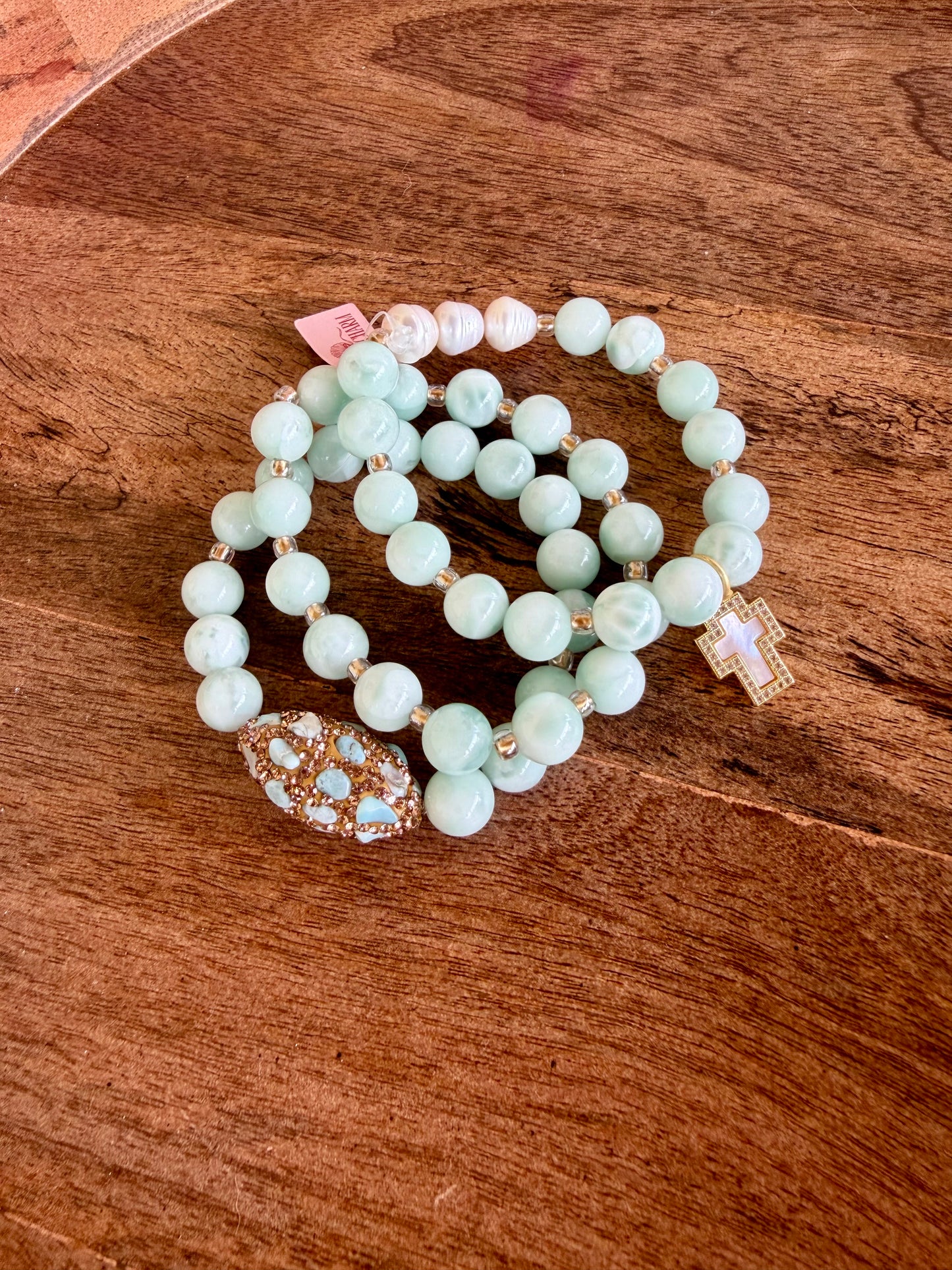 Gemstone TRIO Bracelet Sets