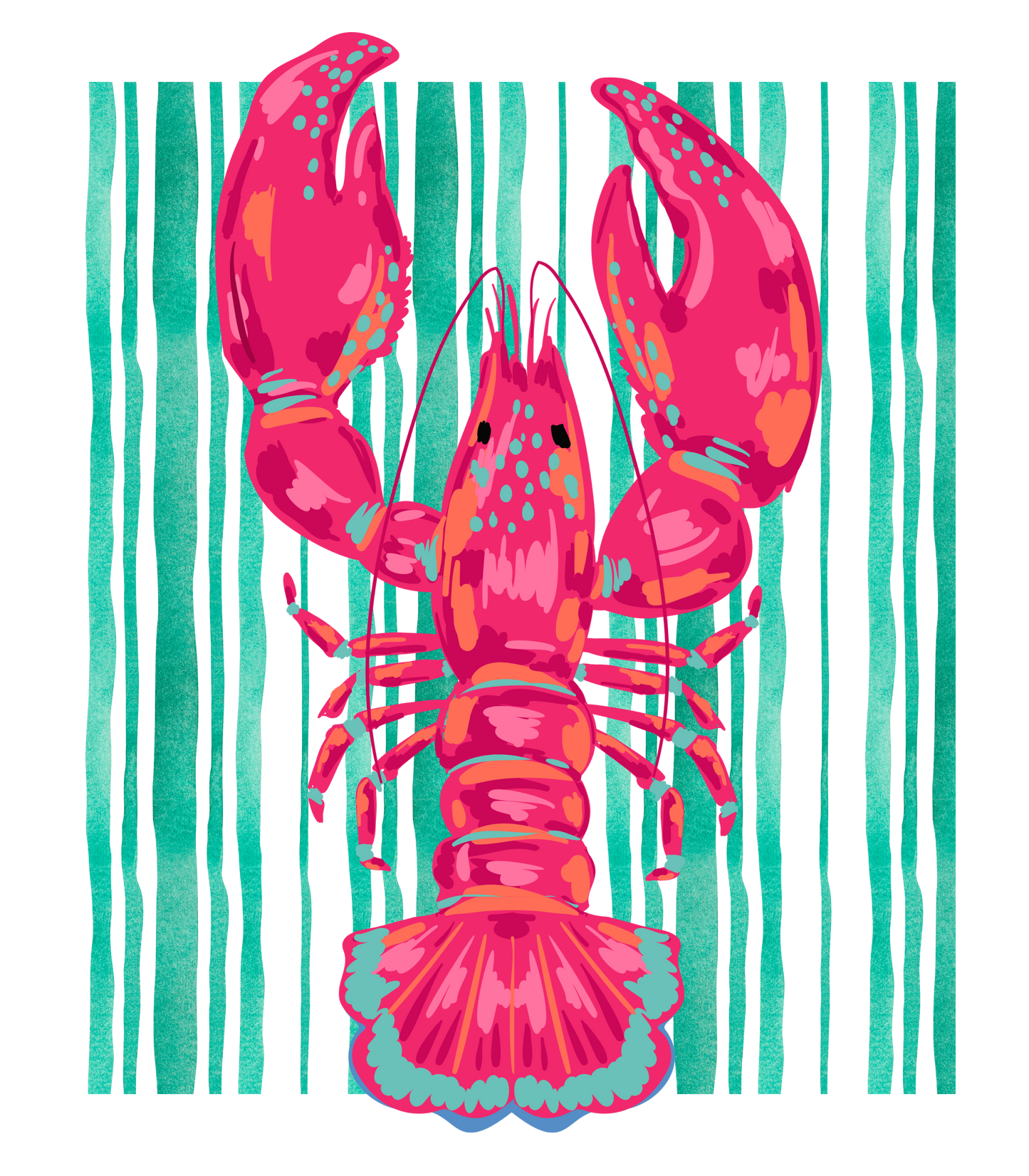 LYNDA-Lobster Tee & Chrysophrase beads