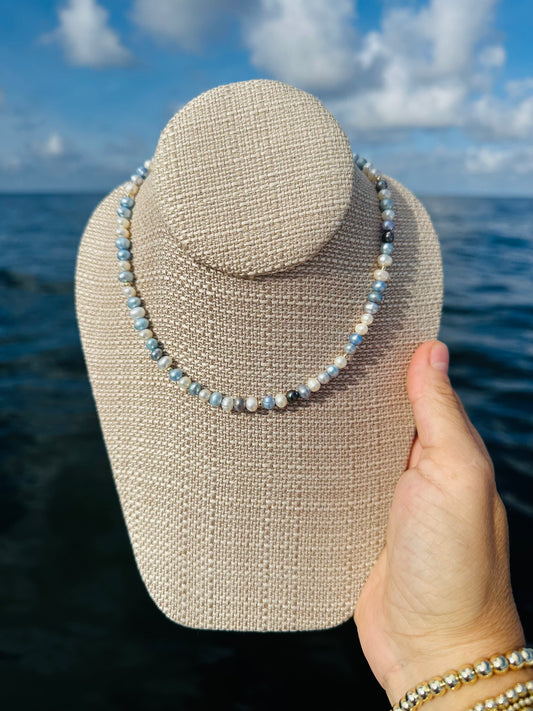 “Wild Blue Sea” Necklace