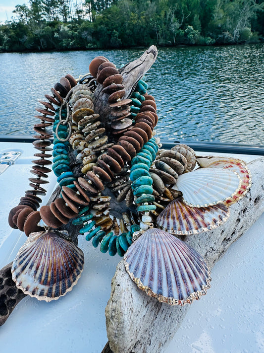 Boho Coastal Shell Necklace