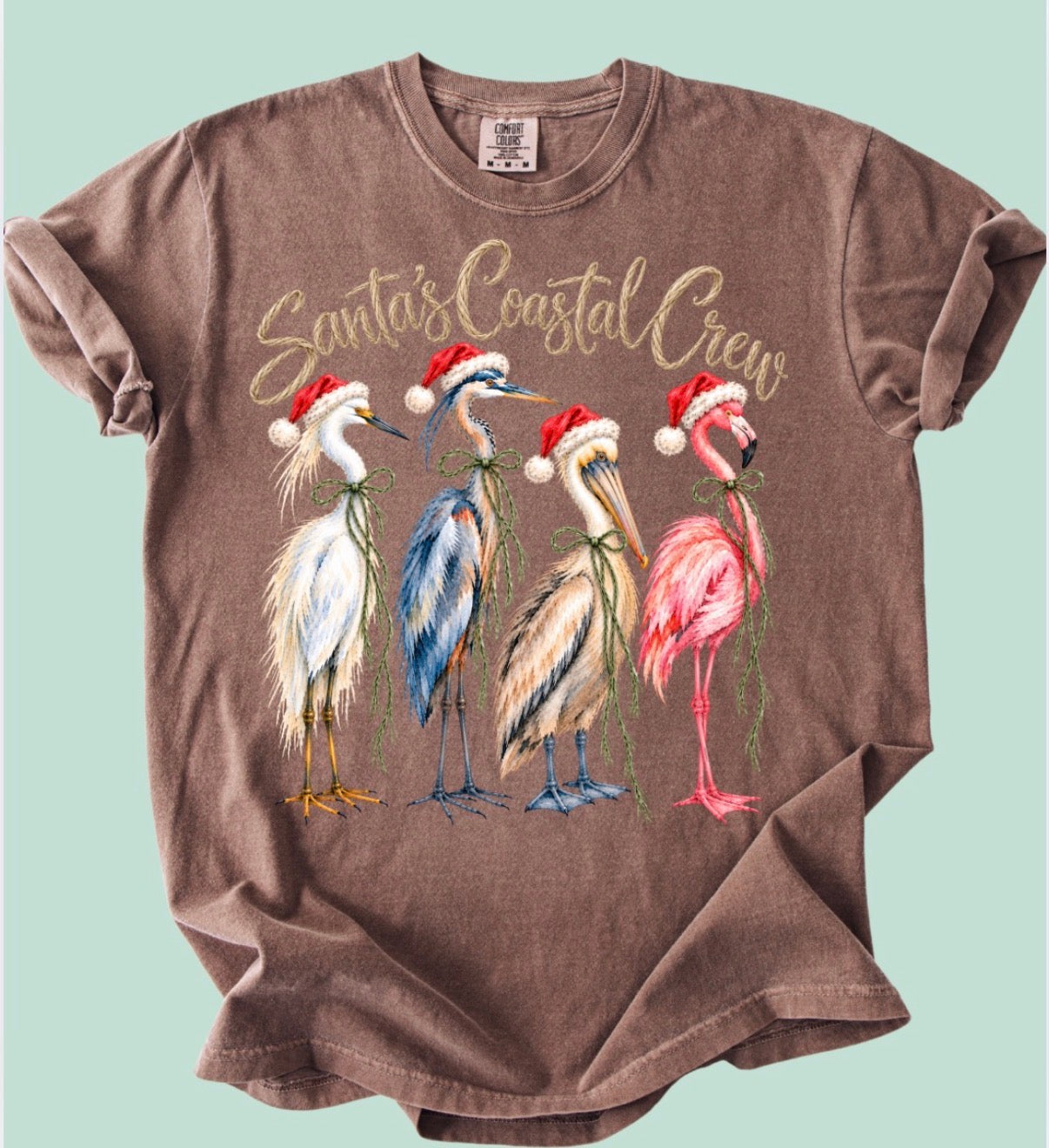 Coastal Crew-Espresso large, Glam Duck-Island Green large