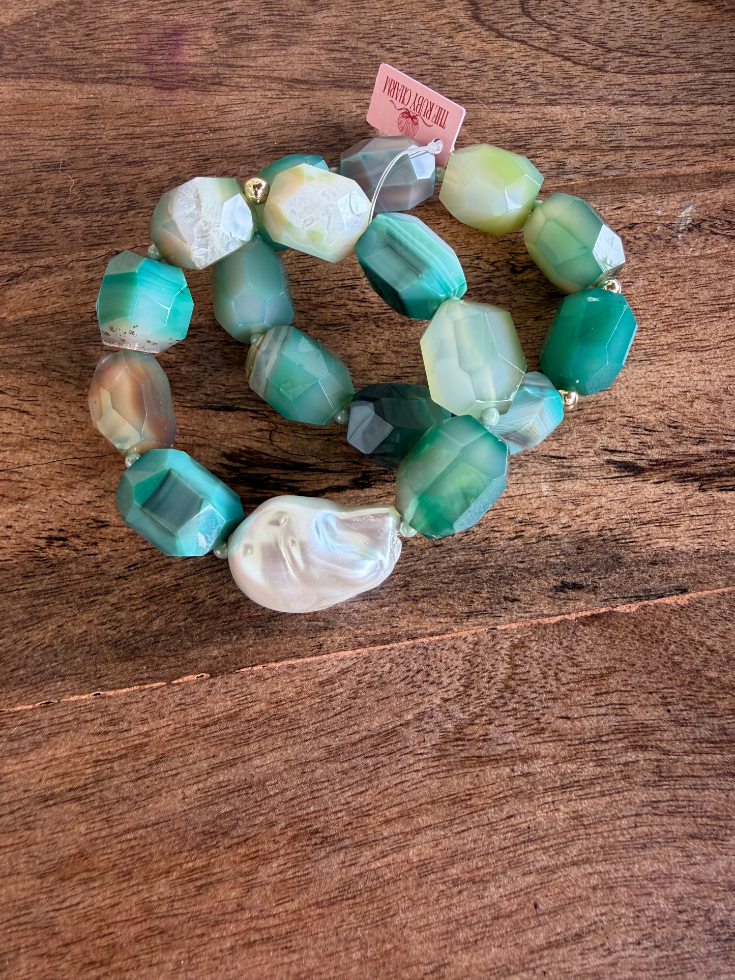 Gemstone Duo Bracelet Sets