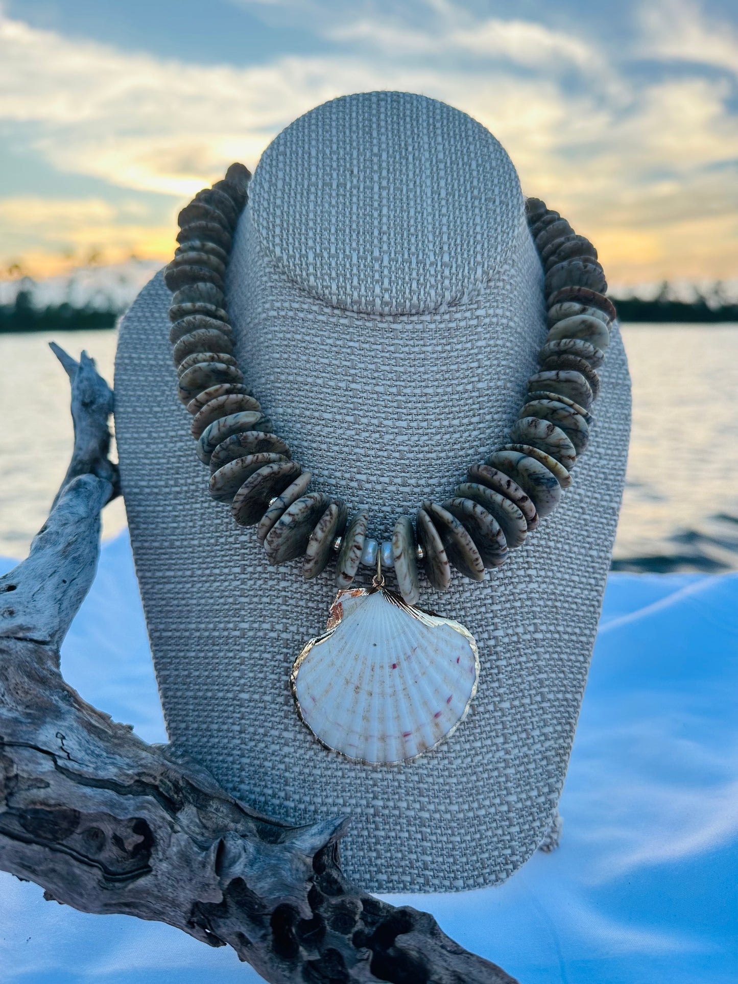 Boho Coastal Shell Necklace