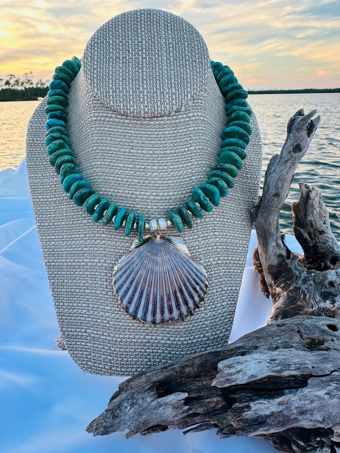 Boho Coastal Shell Necklace