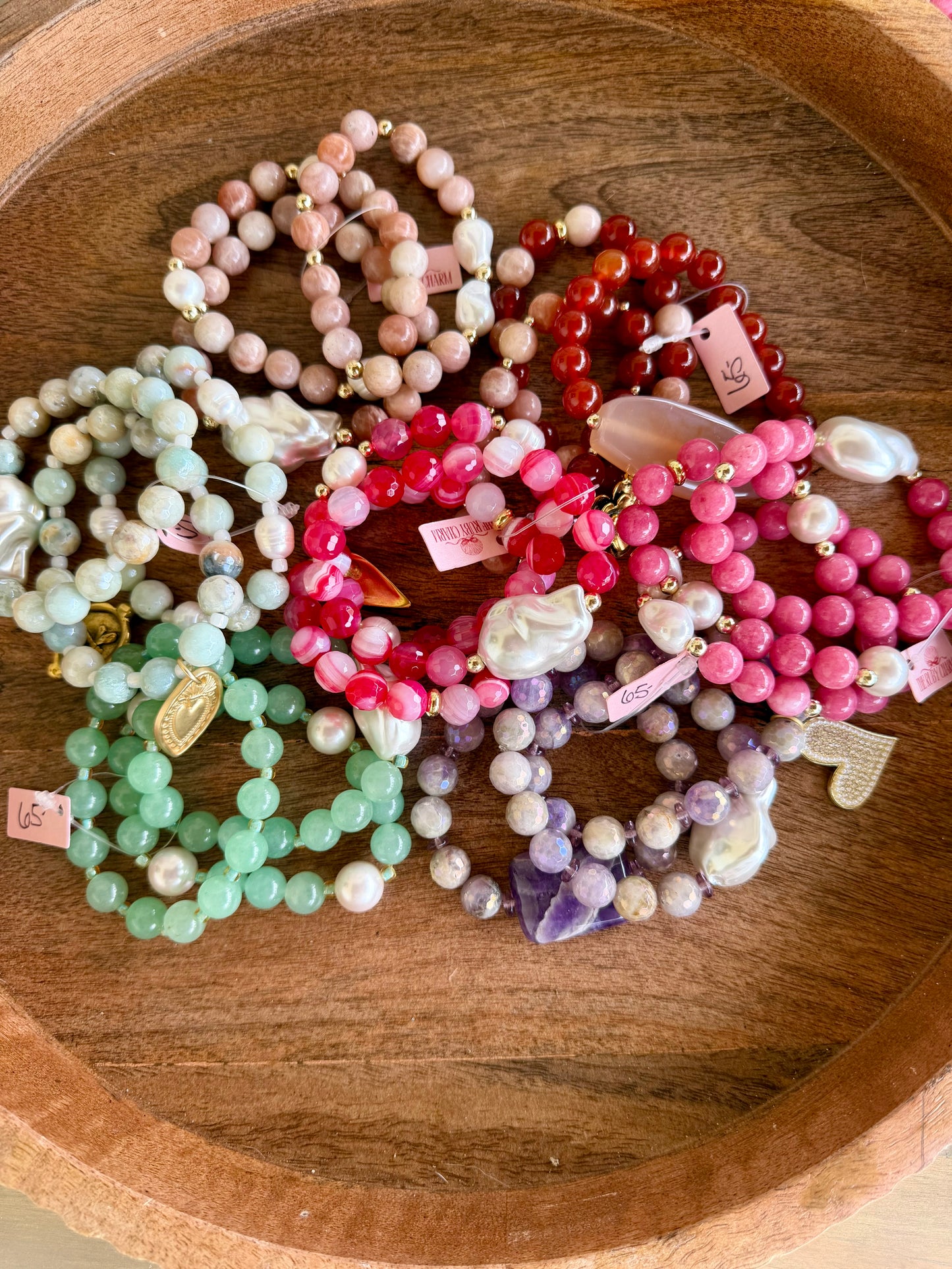 Gemstone TRIO Bracelet Sets