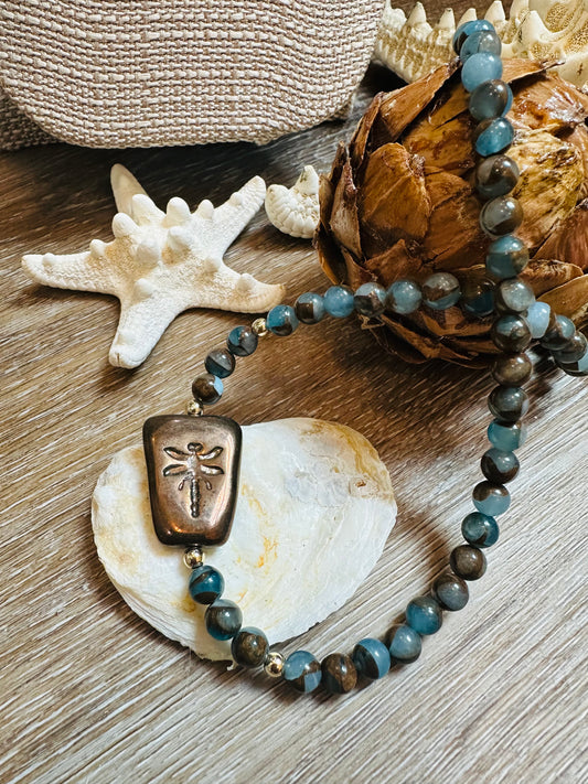 “Flyaway Blu” Necklace