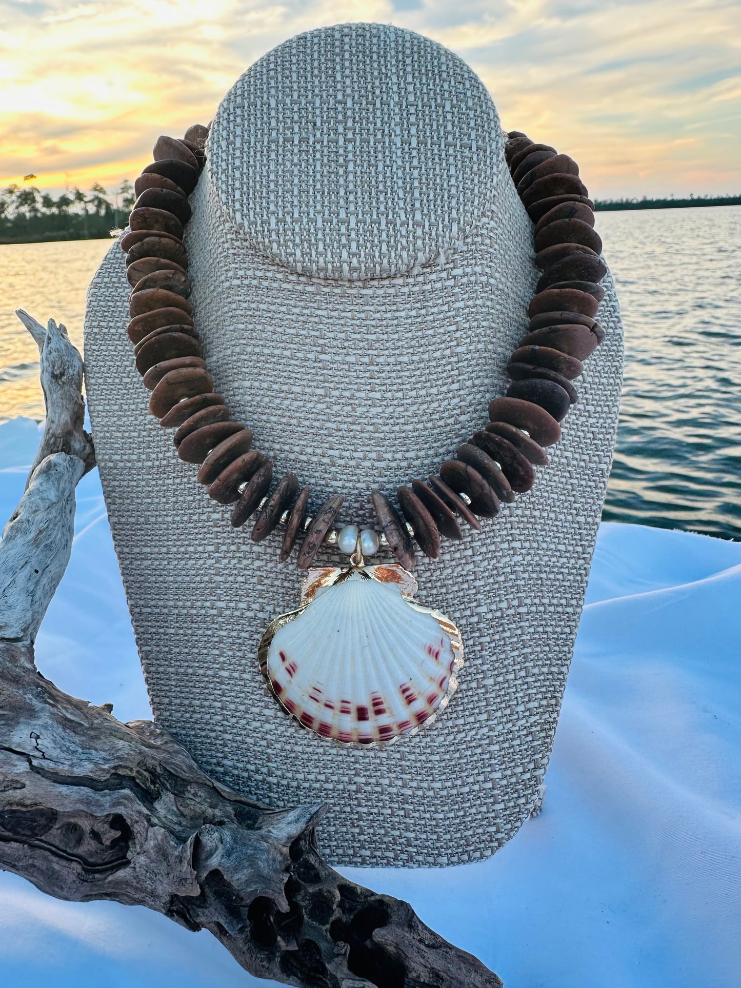 Boho Coastal Shell Necklace