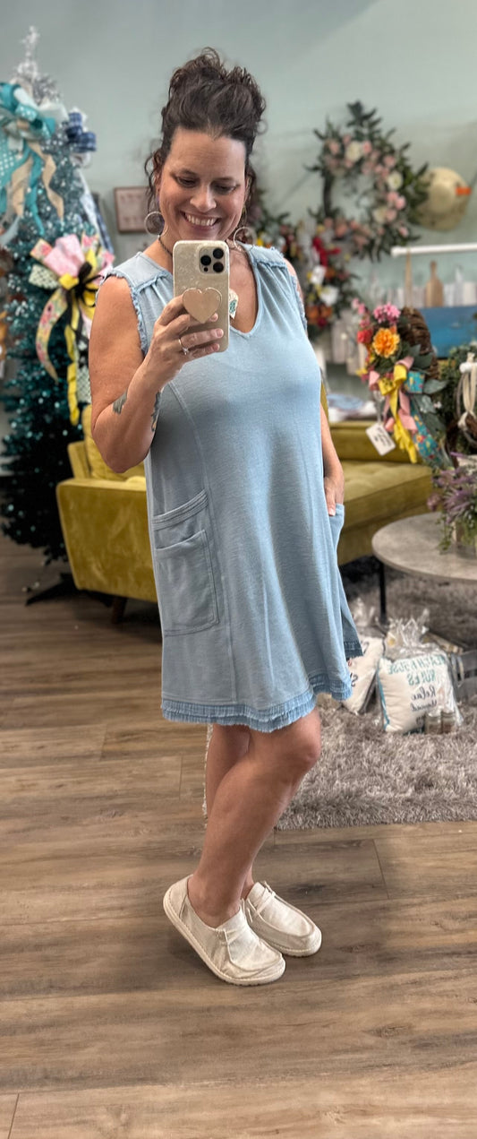 Blue on You Dress