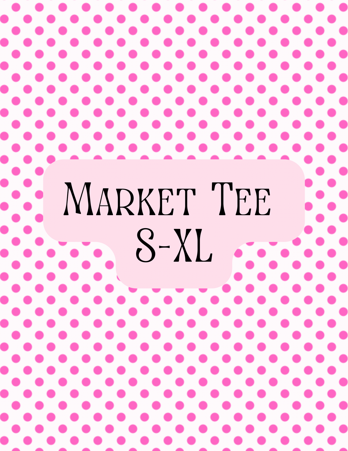 Market Tee(S-XL)