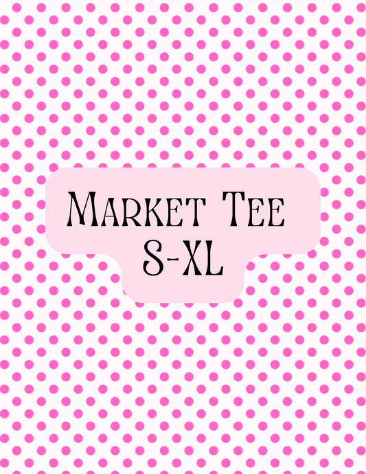 Market Tee(S-XL)