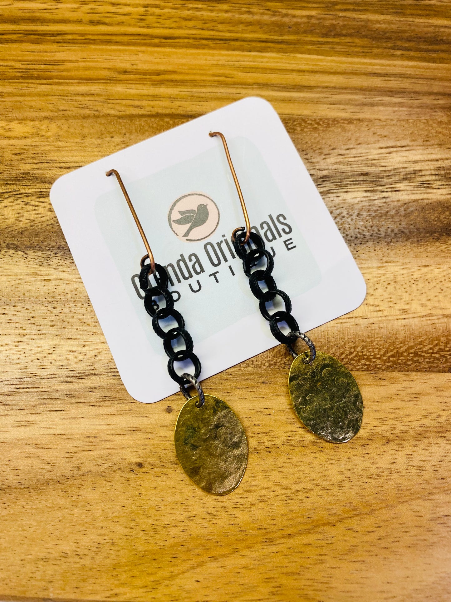 “Ella” Rustic Metal Earrings (many styles)