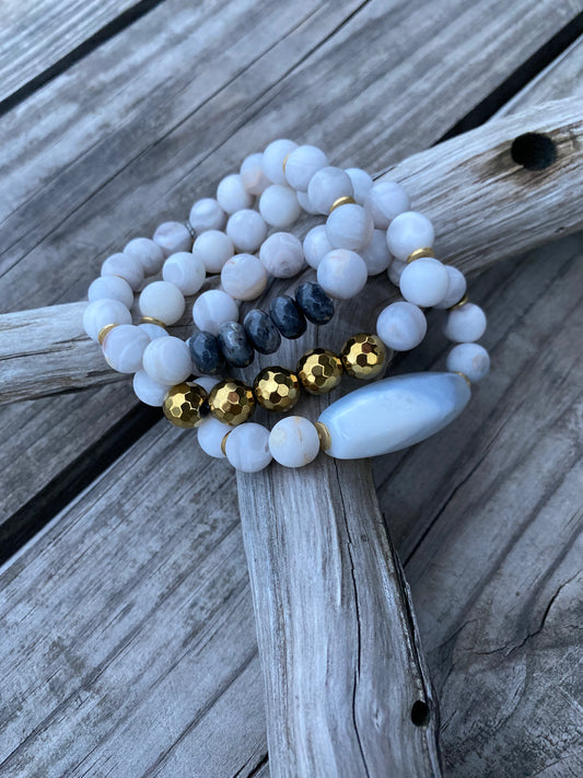 “Maldives” Bracelet Stack