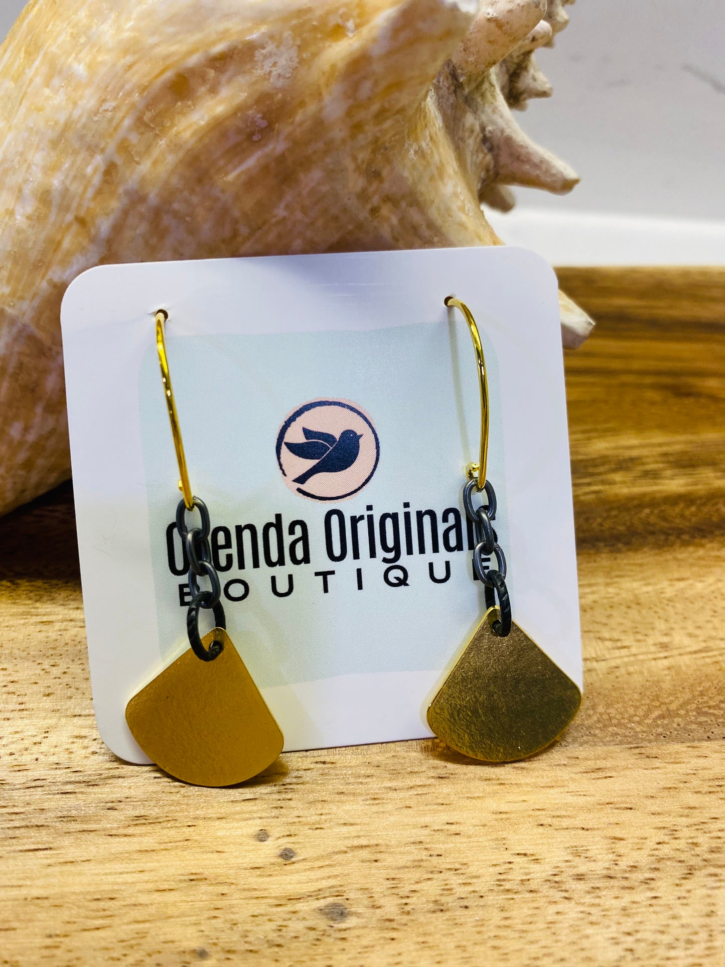 “Ella” Rustic Metal Earrings (many styles)