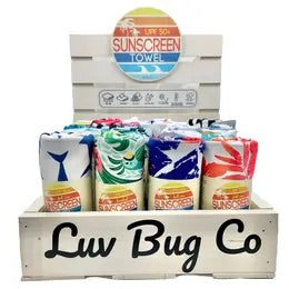 Love Bug Sunsceen Hoodie Towel (kids)