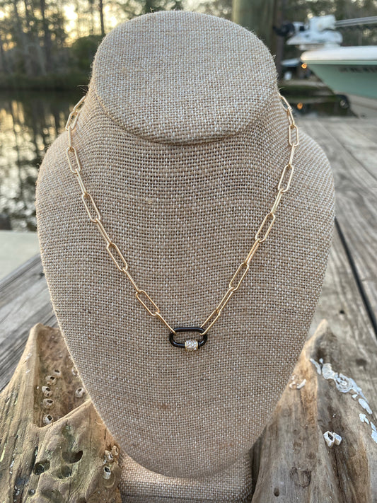 “Micro” Carabiner Necklace