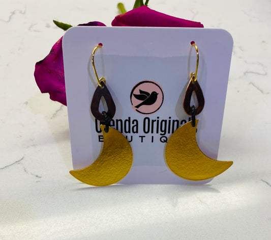“Ella” Rustic Metal Earrings (many styles)