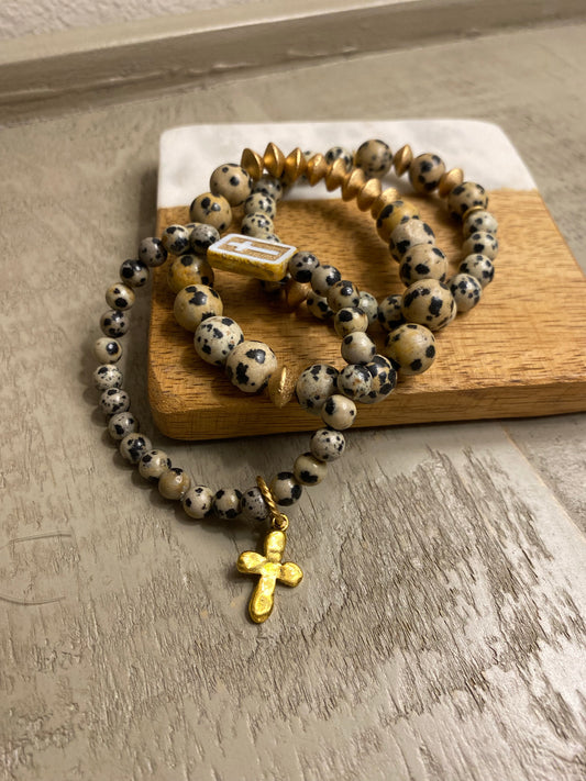 “Peace” Bracelet Stack