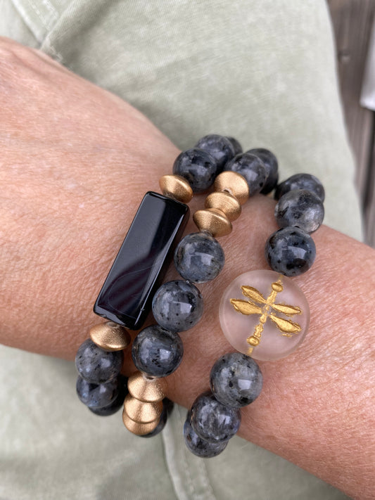 “Walk the Line” Bracelet Stack